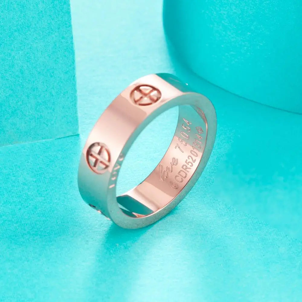 Fashion Classic Cross Stainless Steel Rings