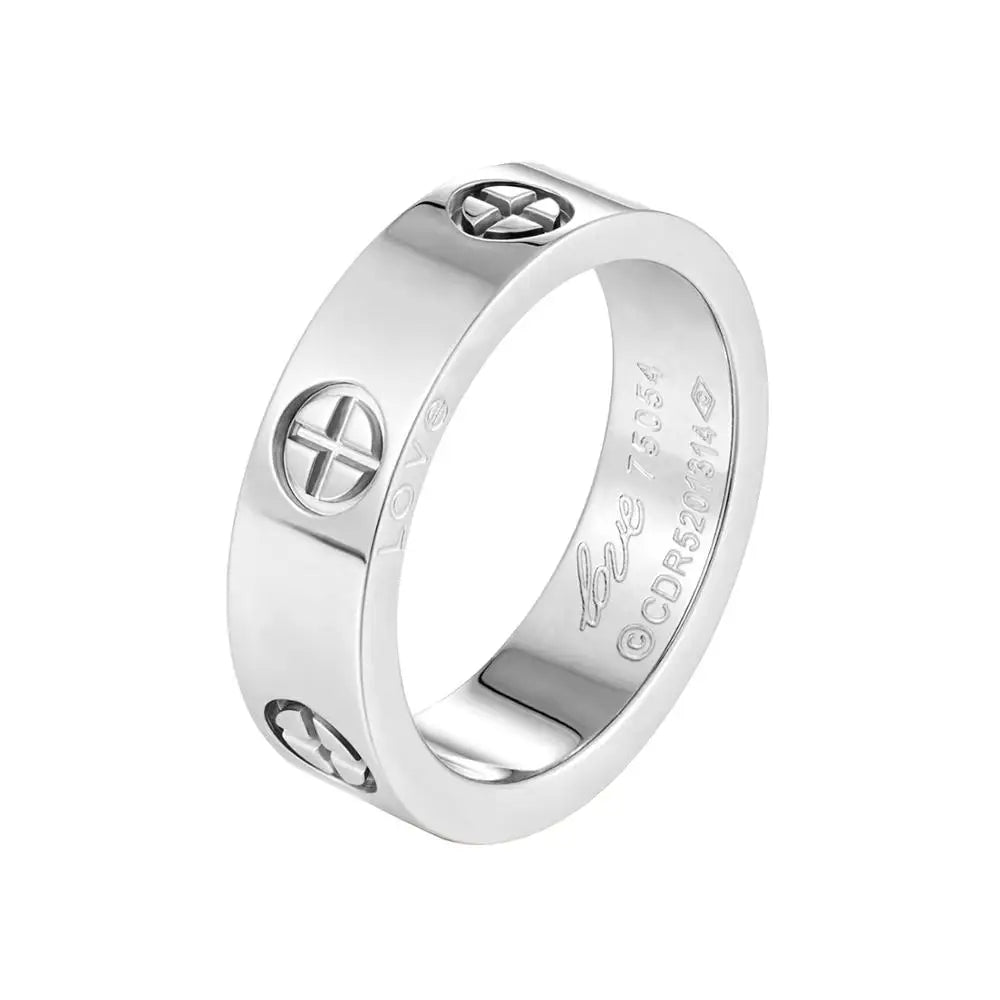 Fashion Classic Cross Stainless Steel Rings