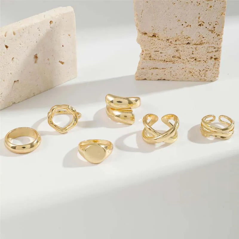 Rings Set For Women Jewelry Gift