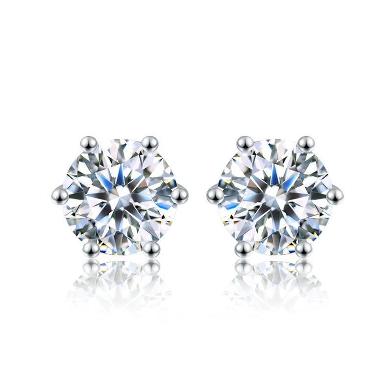 Stud Earrings Lab Created Diamond Wedding Jewelry