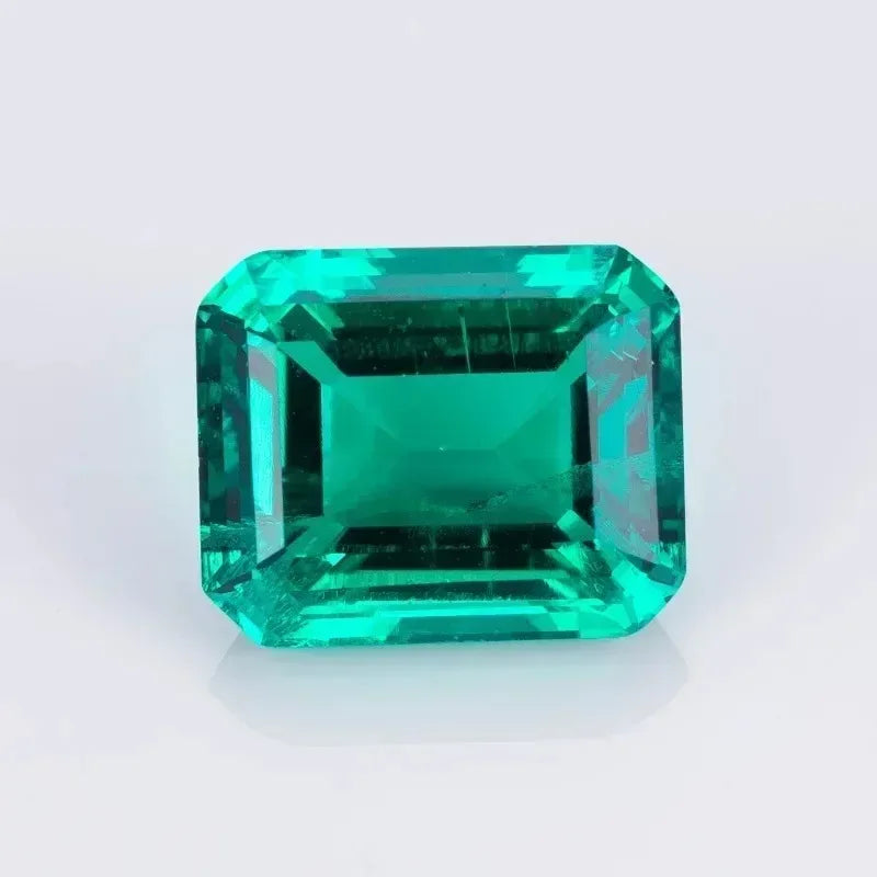 Lab Grown Columbia Emerald Gemstone