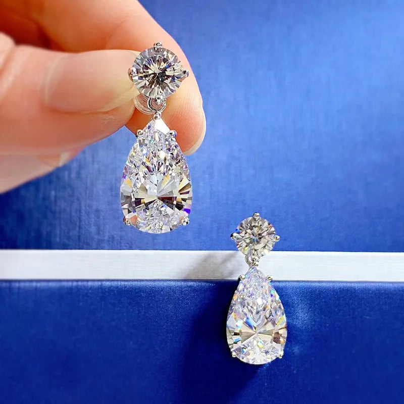 Water Drop Diamond Women Earrings