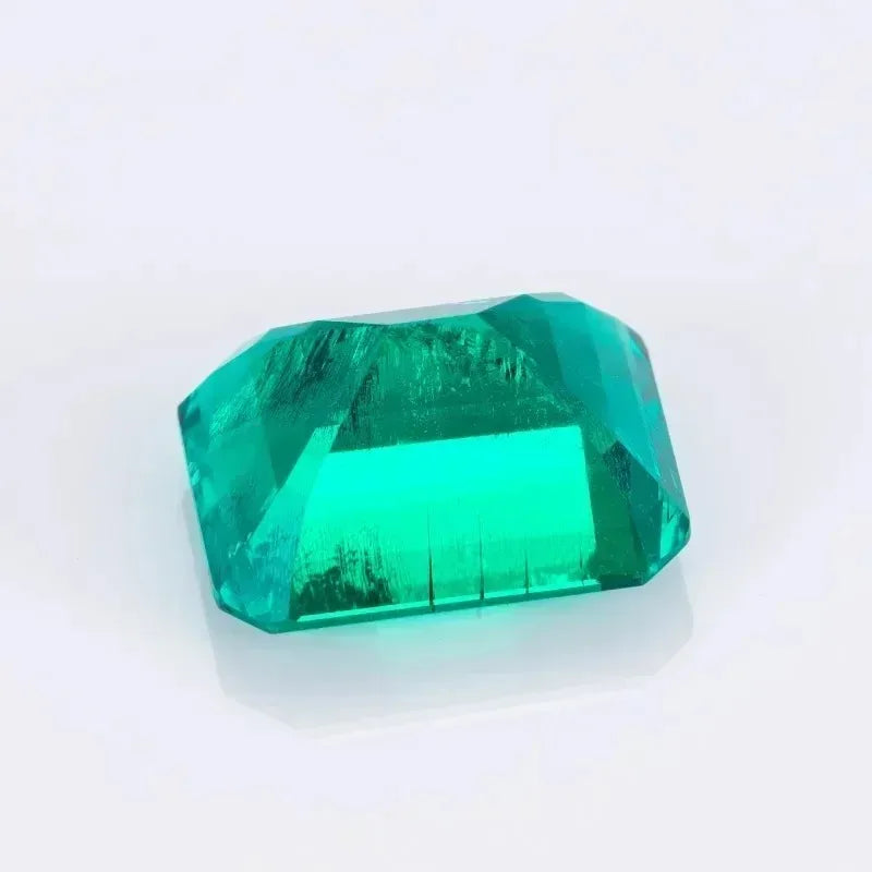 Lab Grown Columbia Emerald Gemstone