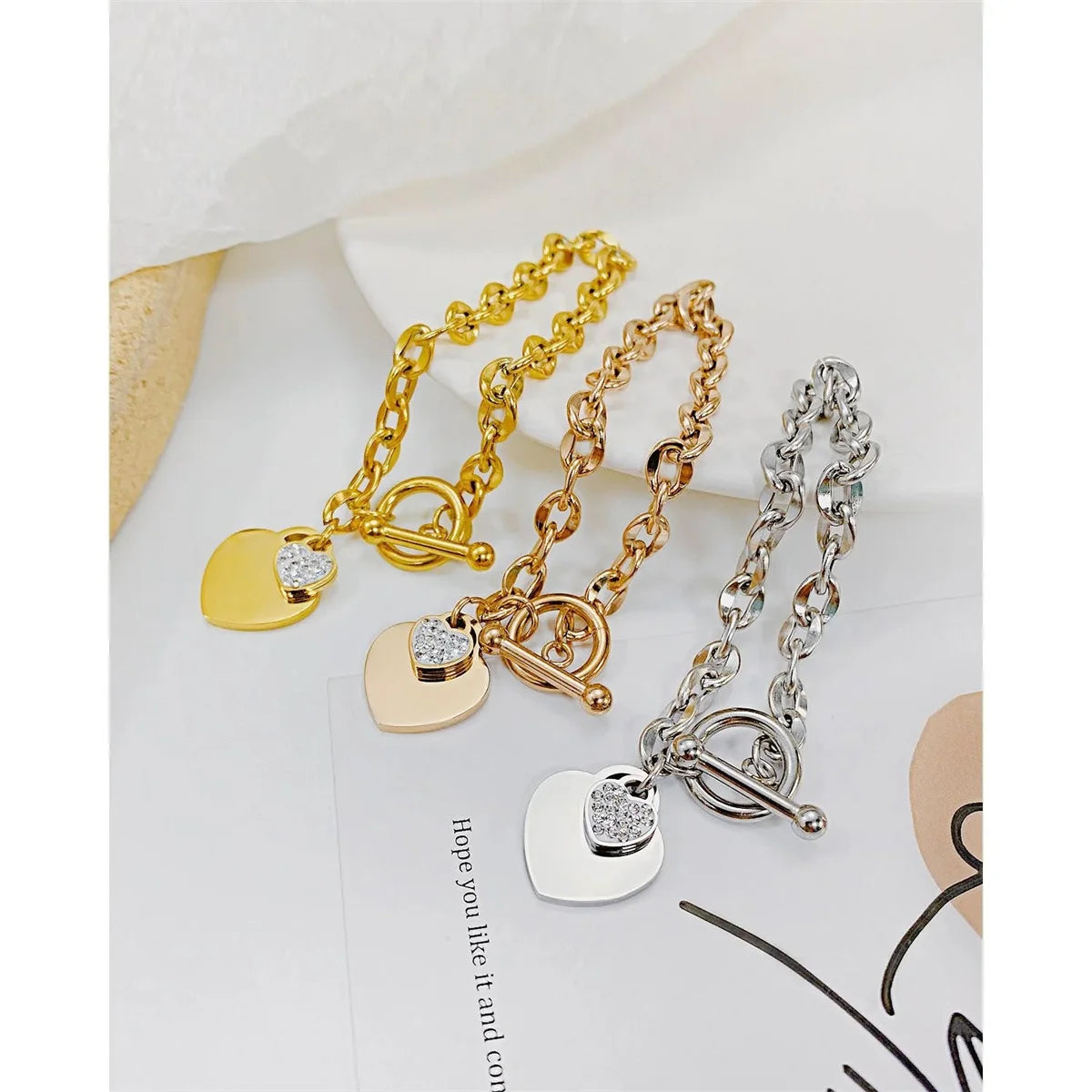 Stainless Steel Gold Plated Waterproof