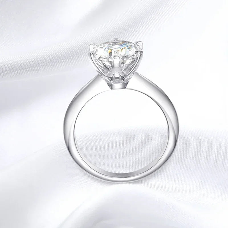 Lab Diamond Solitaire Ring for Women Engagement