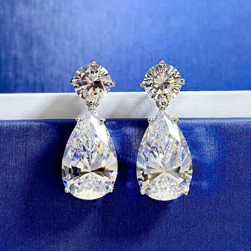 Water Drop Diamond Women Earrings