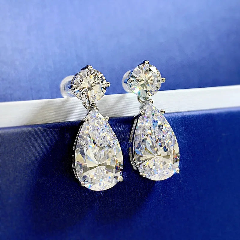 Water Drop Diamond Women Earrings